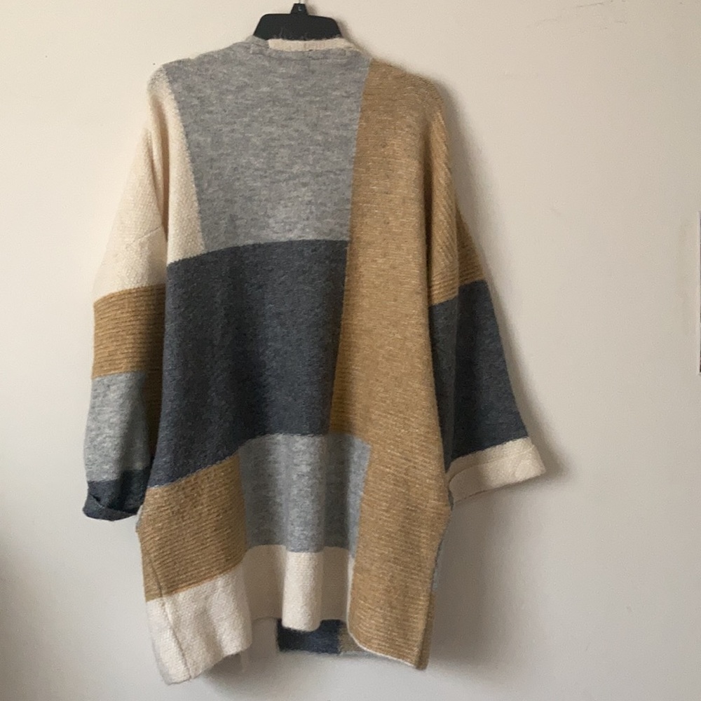 Topshop Patchwork Oversize Cardigan Sweaters - image 6